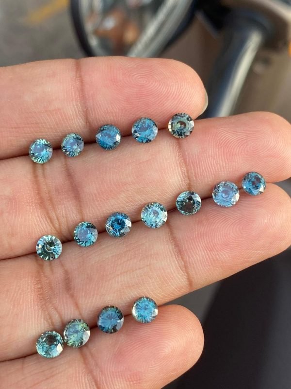 Tanzania Teal Sapphire - 4.7mm to 5.2mm